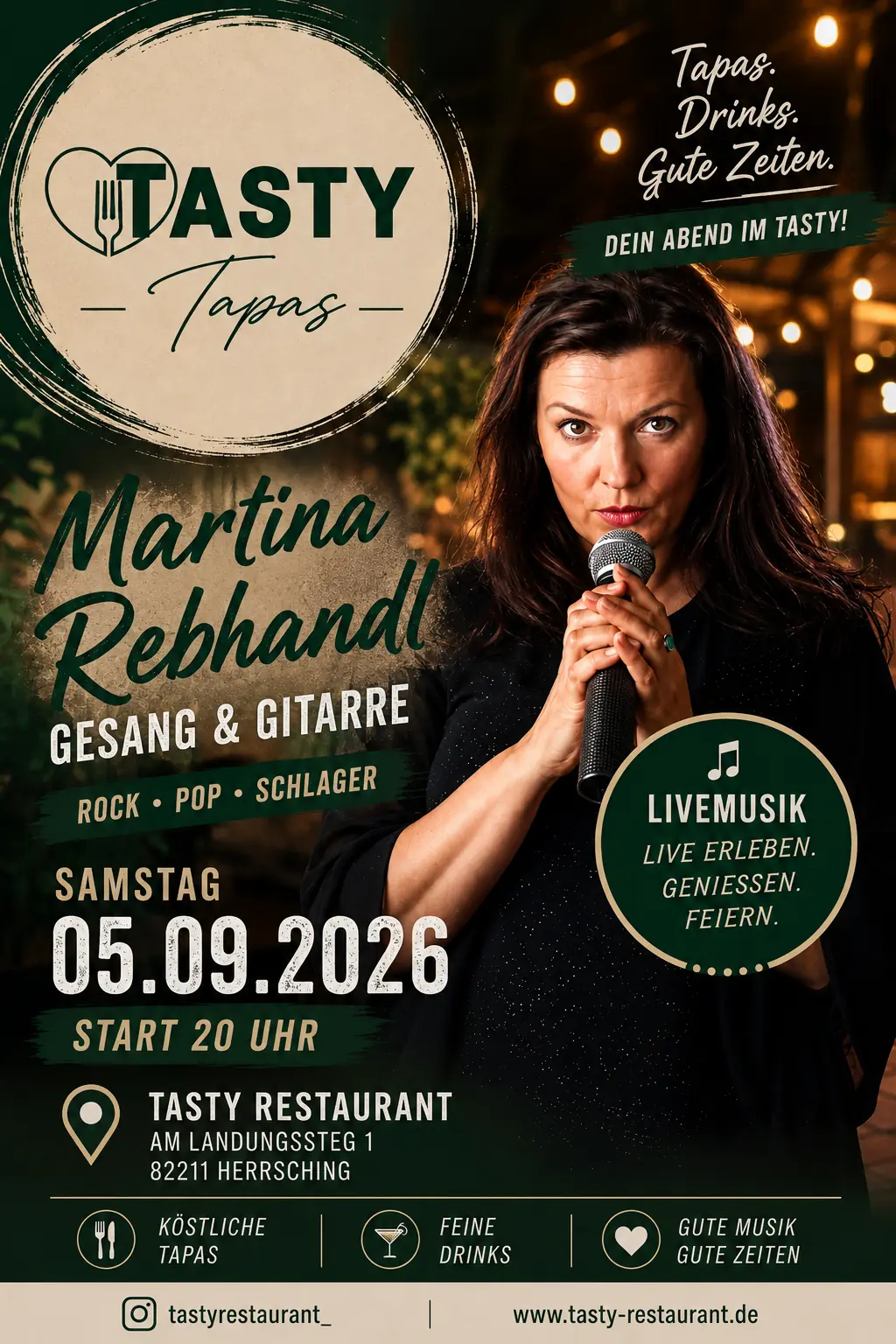 Live Musik mit Martina Rebhandl